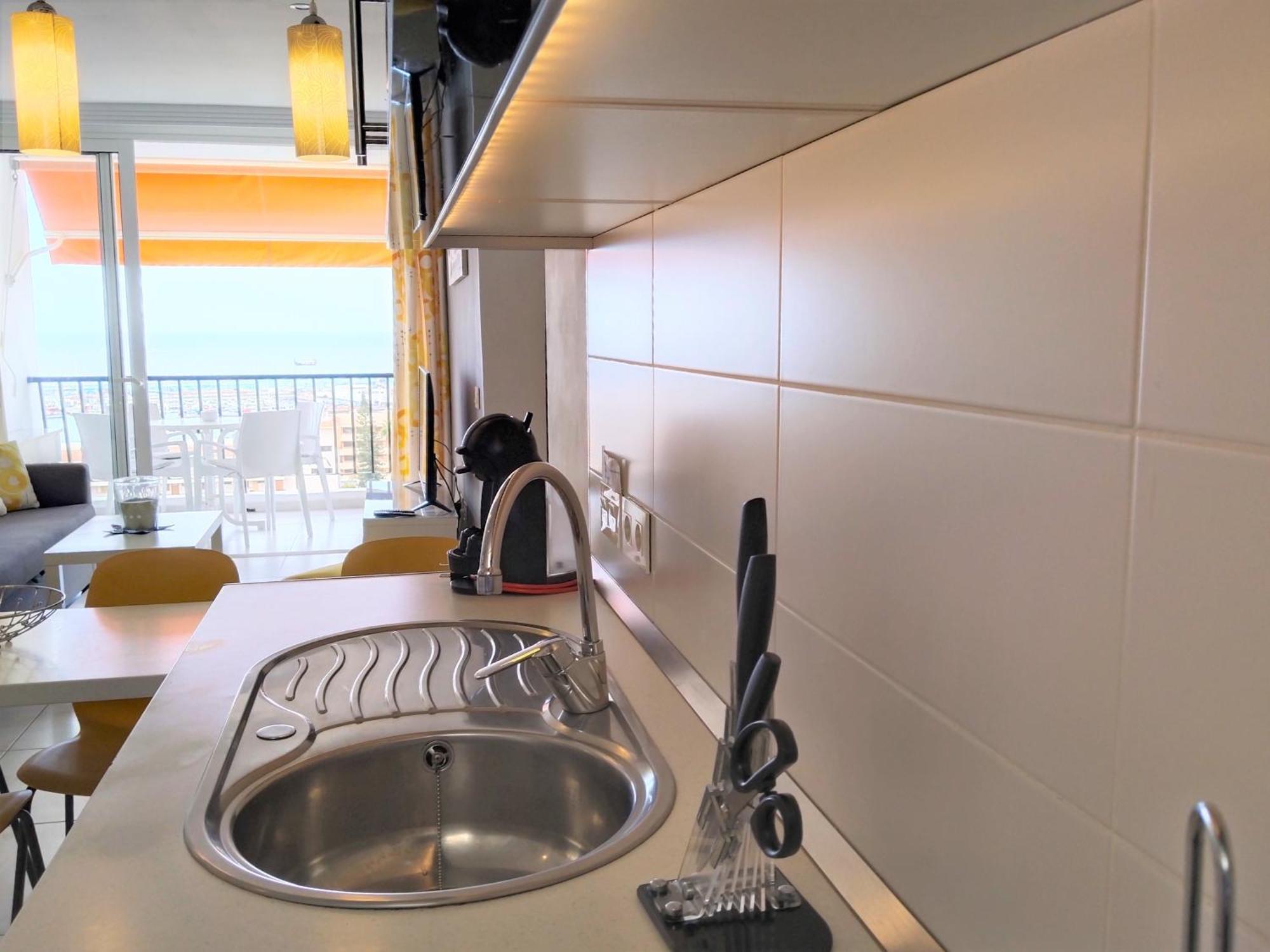 Los Cristianos Appartement Orange Trees Vue Mer Panoramique ภายนอก รูปภาพ