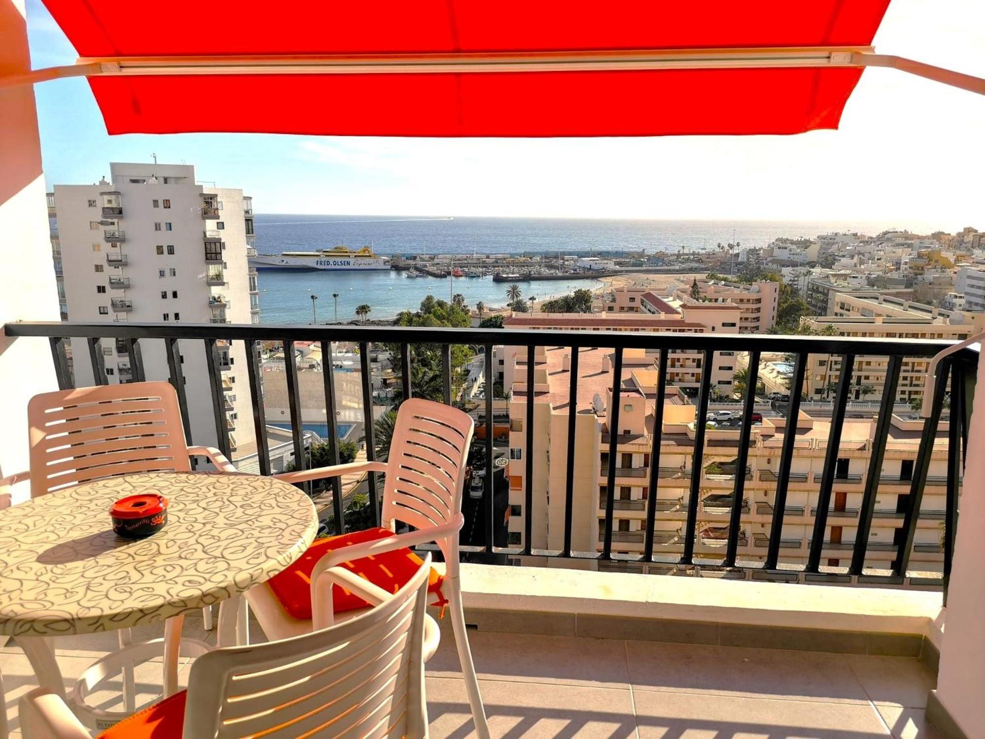 Los Cristianos Appartement Orange Trees Vue Mer Panoramique ภายนอก รูปภาพ