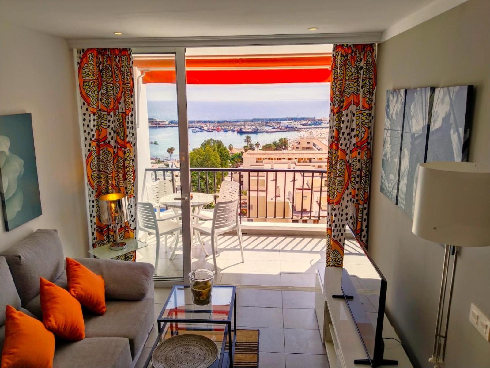 Los Cristianos Appartement Orange Trees Vue Mer Panoramique ภายนอก รูปภาพ