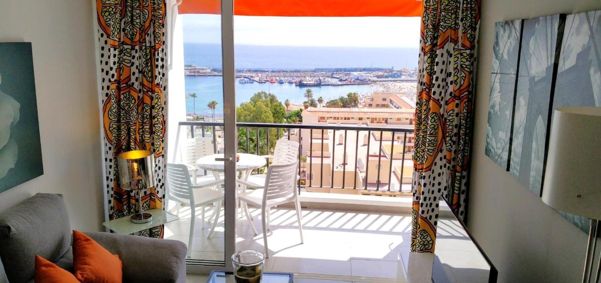 Los Cristianos Appartement Orange Trees Vue Mer Panoramique ภายนอก รูปภาพ