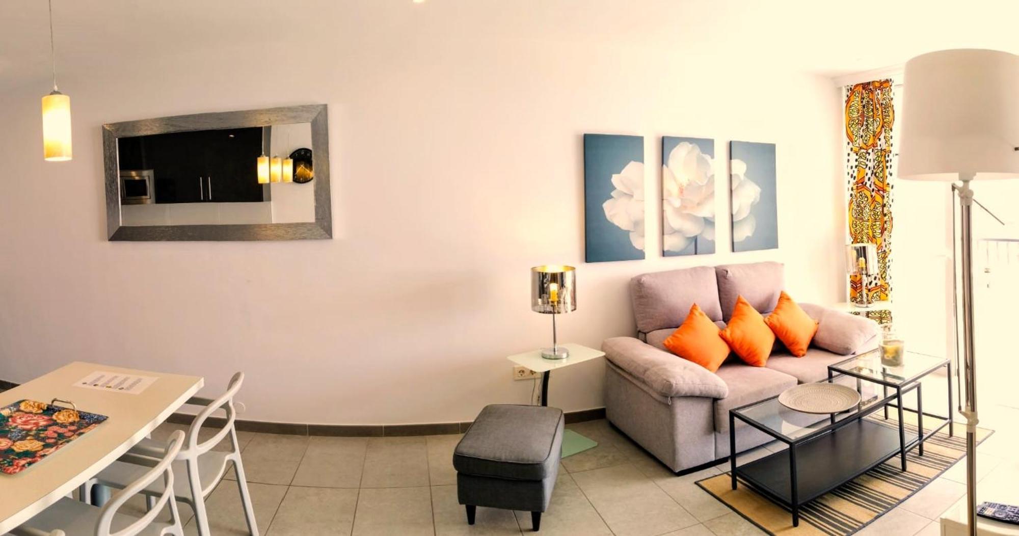 Los Cristianos Appartement Orange Trees Vue Mer Panoramique ภายนอก รูปภาพ